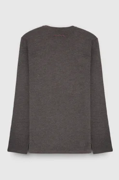 Teddy Smith T-shirt THE TEE 2 ML ANTHRACITE CHINE ANTHRACITECHINE Store