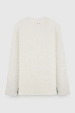 Teddy Smith T-shirt THE TEE 2 ML WHITE MELANGE WHITEMELANGE Flash Sale