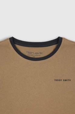 Teddy Smith T-shirt THE TEE 2 R MC JR CHATAIN Discount