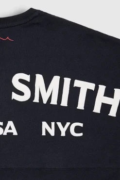 Teddy Smith T-shirt T-HILL ML TOTAL NAVY Cheap