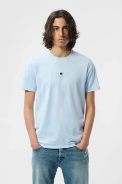 Teddy Smith T-shirt T-JIM MC BLEU ECUME BLEUECUME Cheap