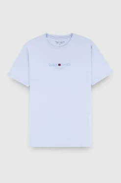 Teddy Smith T-shirt T-JIM MC BLEU ECUME BLEUECUME Cheap