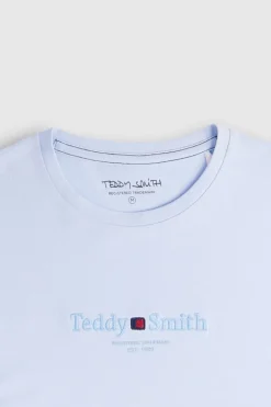 Teddy Smith T-shirt T-JIM MC BLEU ECUME BLEUECUME Cheap