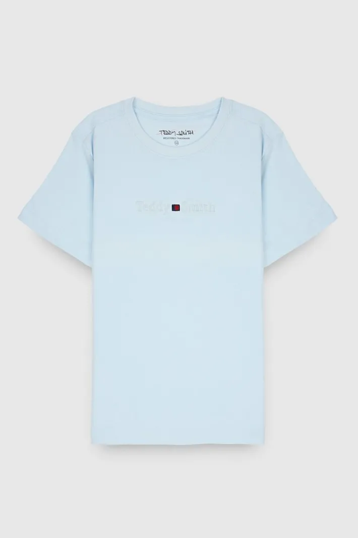 Teddy Smith T-shirt T-JIM MC JR BLEU CLAIR BLEUCLAIR Hot