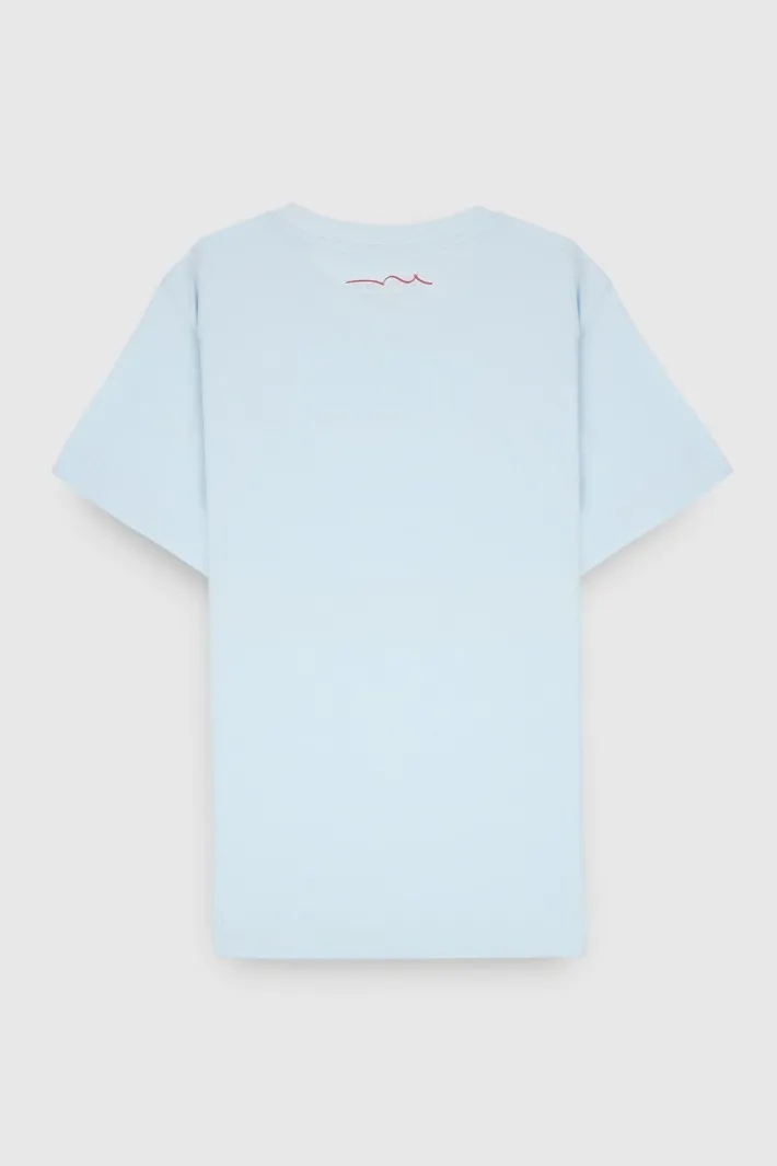Teddy Smith T-shirt T-JIM MC JR BLEU CLAIR BLEUCLAIR Hot