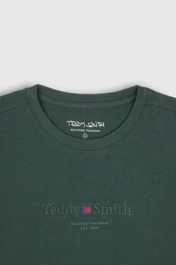 Teddy Smith T-shirt T-JIM MC JR VERT SCARABE VERTSCARABE Flash Sale