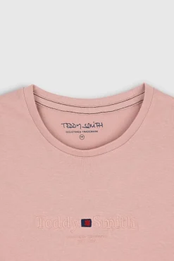 Teddy Smith T-shirt T-JIM MC WOOD ROSE WOODROSE Online