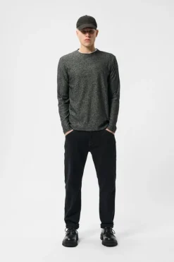 Teddy Smith T-shirt T-KAYLEN ML MELANGE BLACK Online
