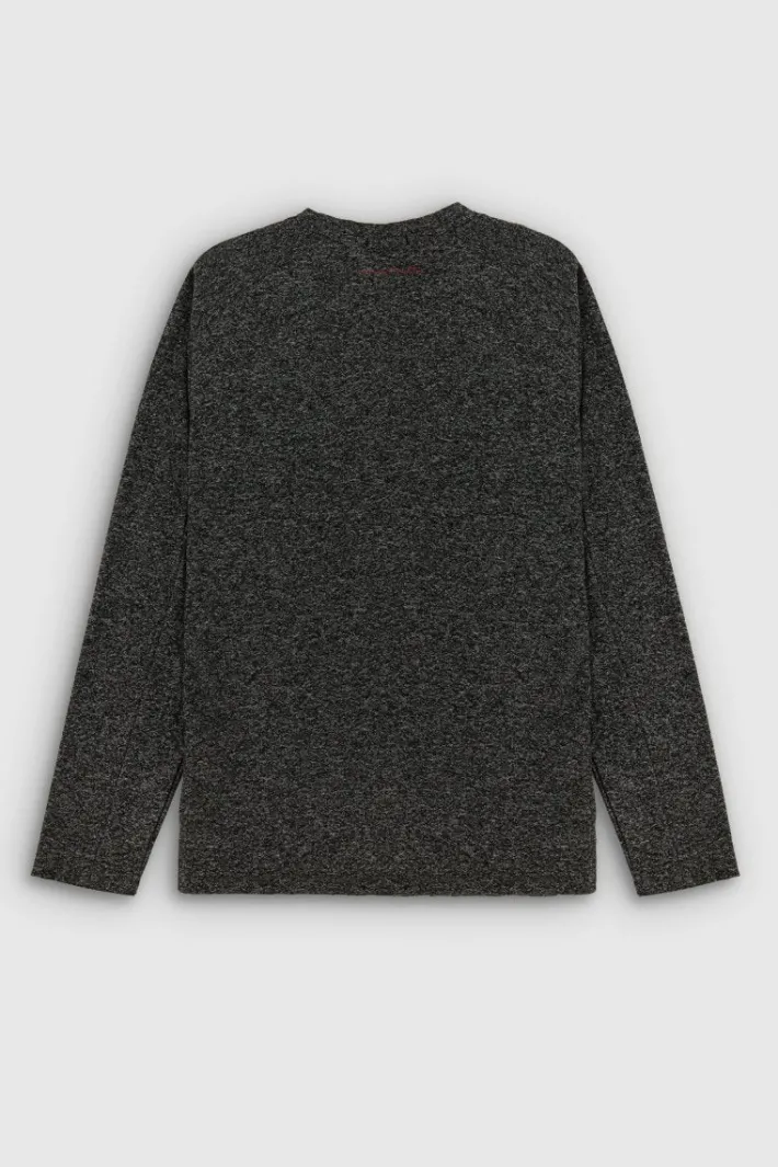 Teddy Smith T-shirt T-KAYLEN ML MELANGE BLACK Online