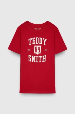 Teddy Smith T-shirt T-LIVE MC JR JAM RED JAMRED Outlet
