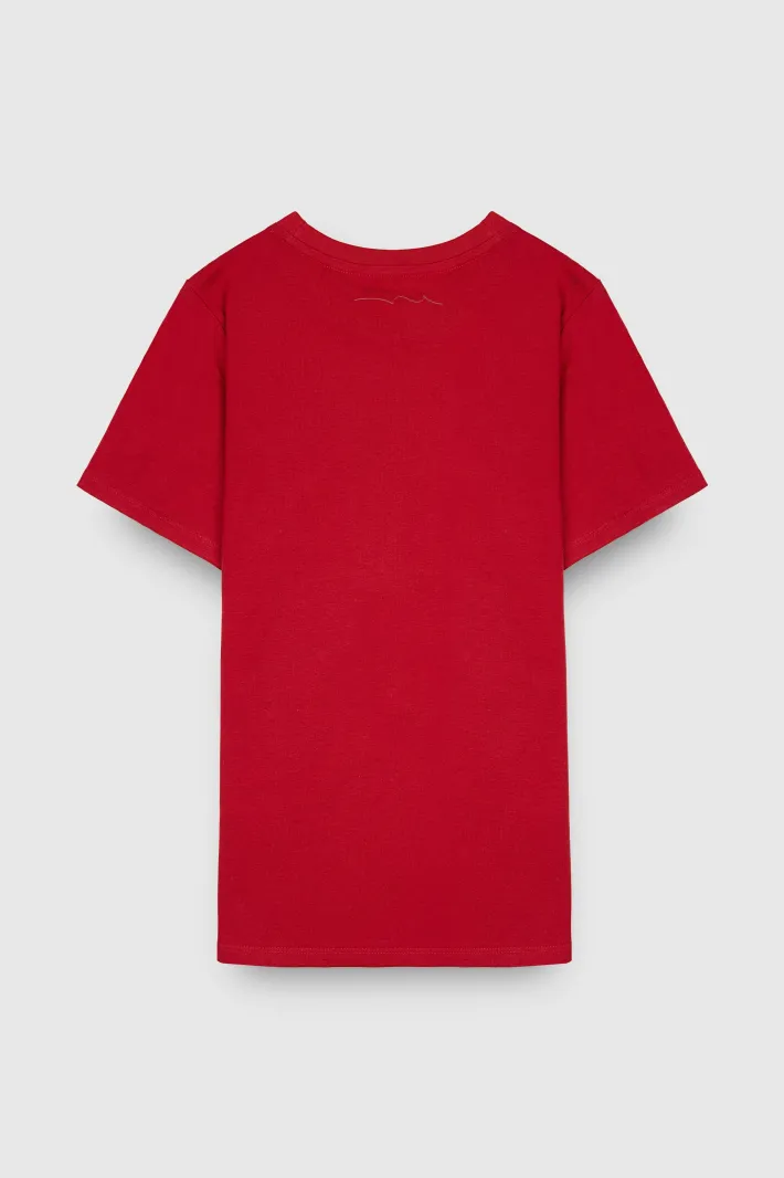 Teddy Smith T-shirt T-LIVE MC JR JAM RED JAMRED Outlet