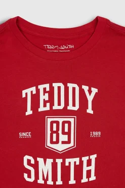 Teddy Smith T-shirt T-LIVE MC JR JAM RED JAMRED Outlet