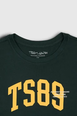 Teddy Smith T-shirt T-LIVE MC JR VERT SCARABE VERTSCARABE Cheap