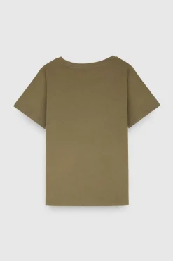Teddy Smith T-shirt T-LOUNA MC TURBULENCE KAKI TURBULENCEKAKI Online