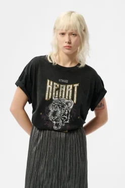 Teddy Smith T-shirt T-MALIKA MC NOIR Best
