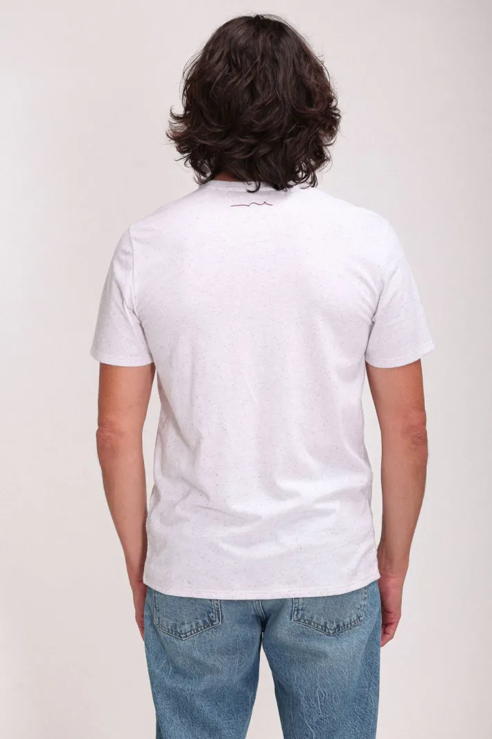 Teddy Smith T-shirt T-NARK CHINE MC BLANC IVOIRE CHINE BLANCIVOIRECHINE Cheap