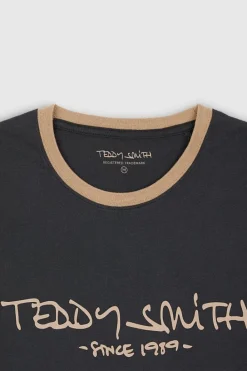 Teddy Smith T-shirt T-ORIGINAL MC CHARBON New