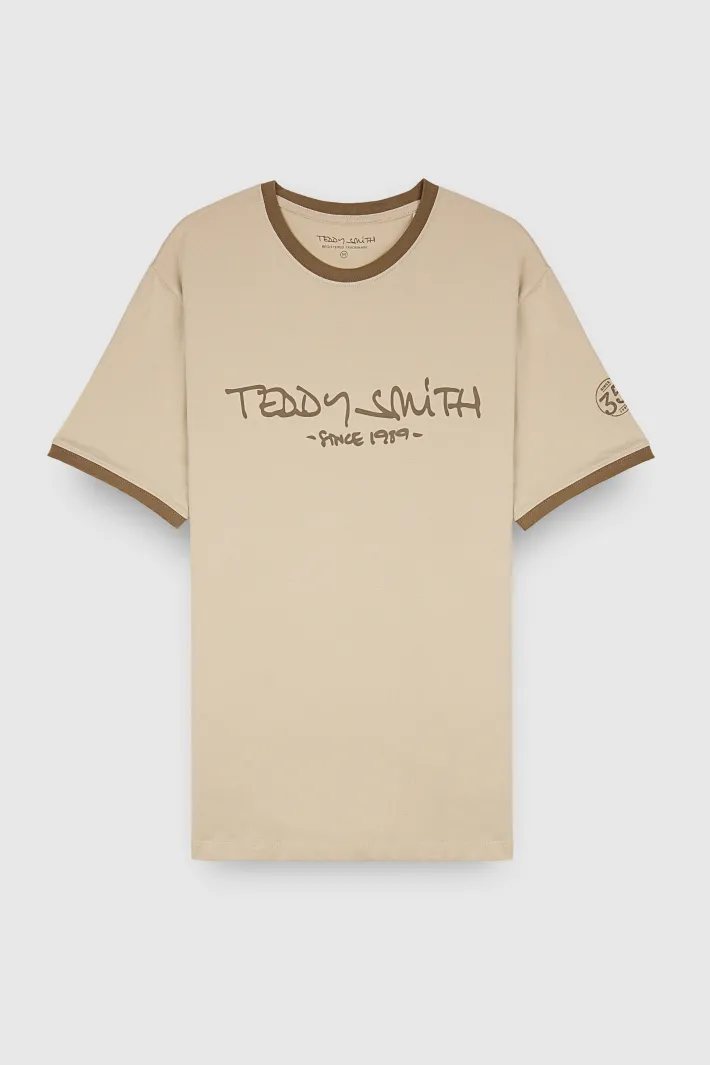 Teddy Smith T-shirt T-ORIGINAL MC SOFT GREGE SOFTGREGE Online