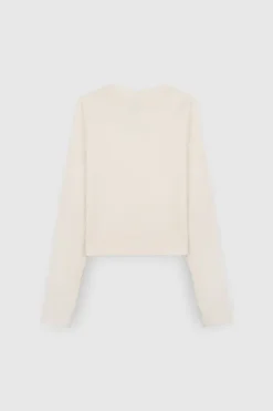 Teddy Smith T-shirt T-RIBOU ML JR MIDDLE WHITE MIDDLEWHITE Shop