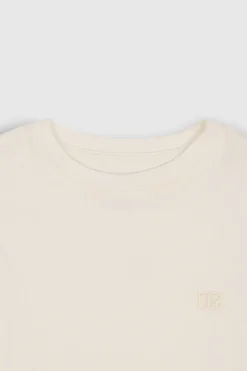 Teddy Smith T-shirt T-RIBOU ML JR MIDDLE WHITE MIDDLEWHITE Shop