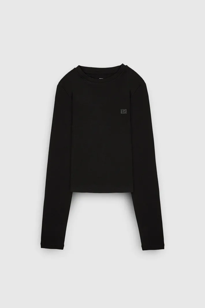 Teddy Smith T-shirt T-RIBOU ML JR NOIR Online