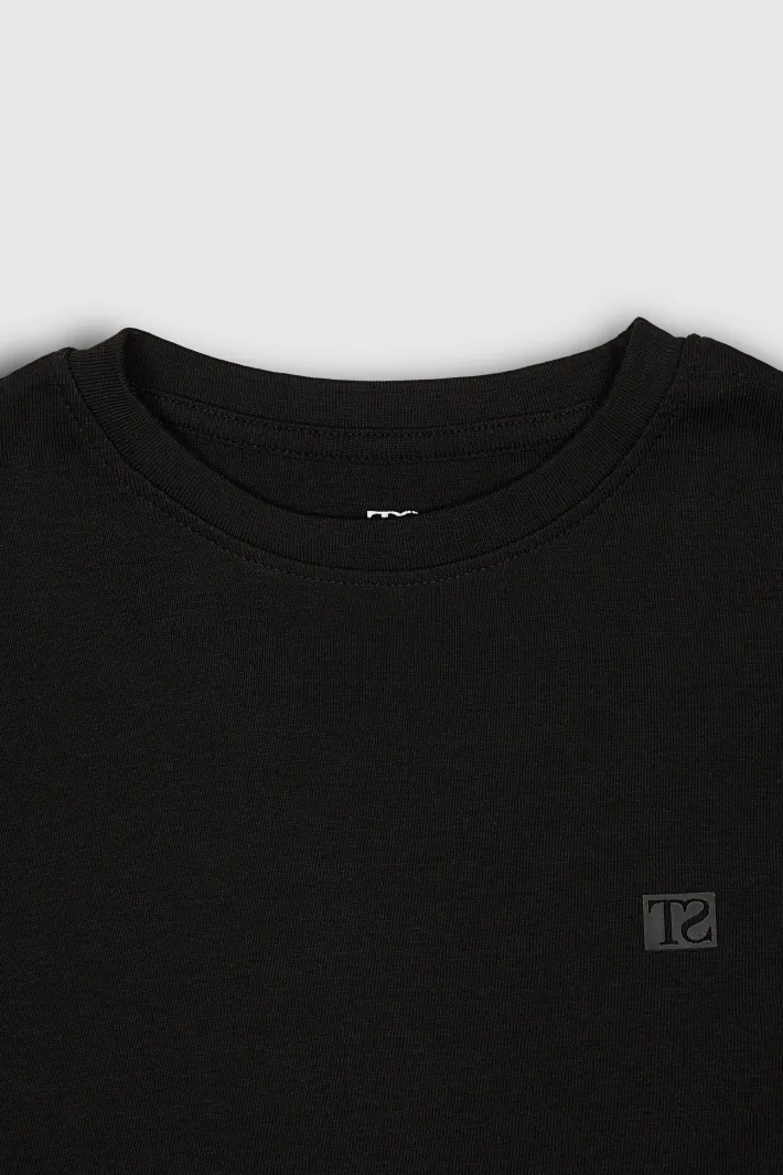 Teddy Smith T-shirt T-RIBOU ML JR NOIR Online