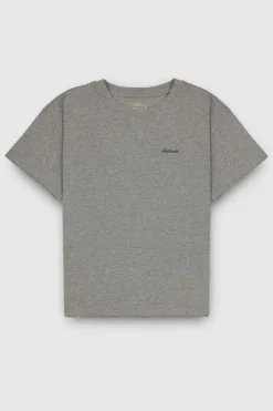 Teddy Smith T-shirt T-SOSO MC GRIS CHINE GRISCHINE Cheap