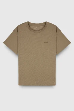 Teddy Smith T-shirt T-SOSO MC TURBULENCE KAKI TURBULENCEKAKI Clearance