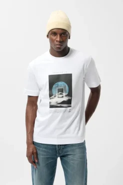 Teddy Smith T-shirt T-SOULAR MC BLANC Hot