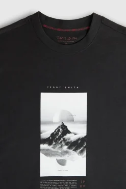 Teddy Smith T-shirt T-SOULY MC CHARBON Discount