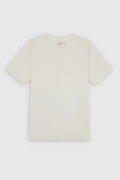 Teddy Smith T-shirt T-STANFORD MC MIDDLE WHITE Cheap