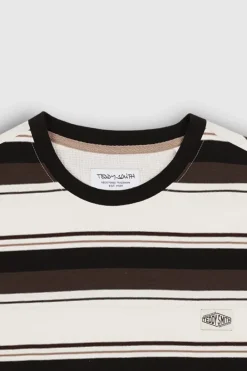 Teddy Smith T-shirt T-STEFFEN MC MIDDLE WHITE Flash Sale