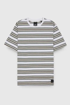 Teddy Smith T-shirt T-STRIP MC BLANC Fashion