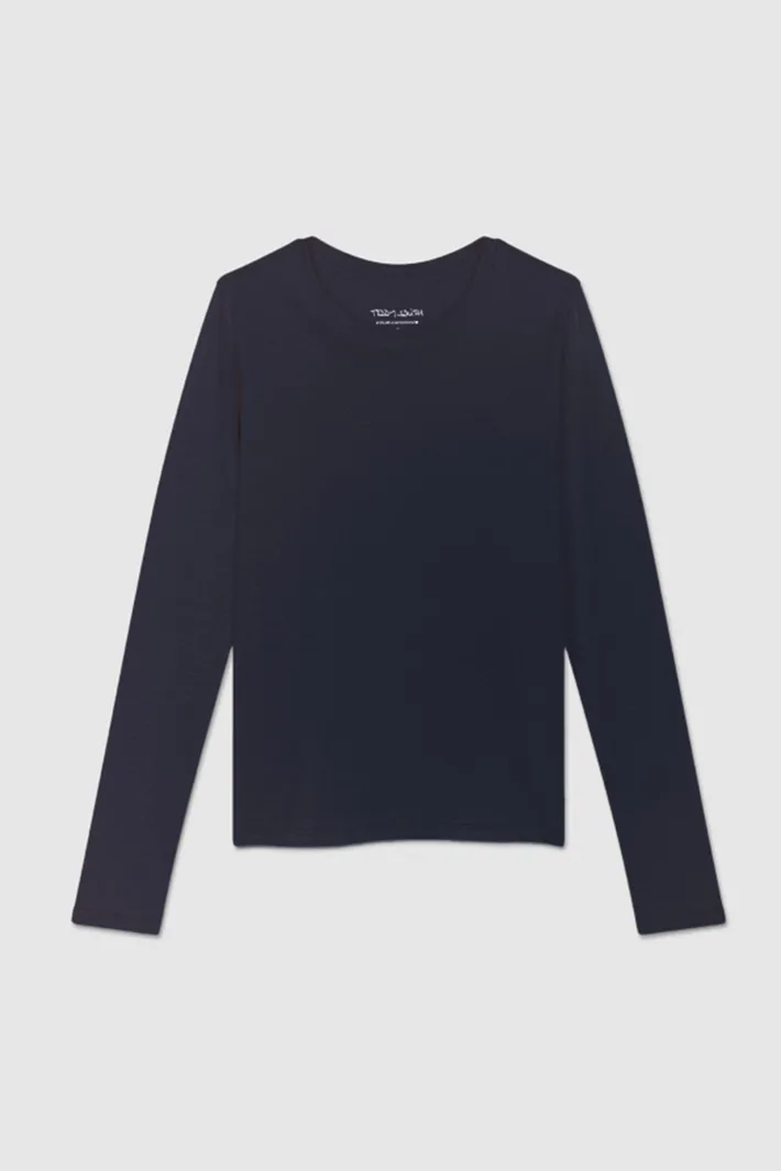Teddy Smith T-shirt T-TICIA 2 ML JR DARK NAVY Outlet
