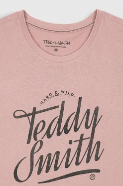 Teddy Smith T-shirt T-TINSLEY MC WOOD ROSE WOODROSE Outlet