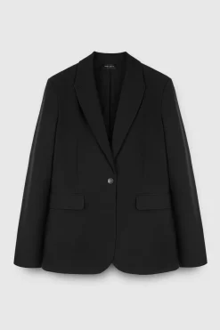 Teddy Smith Veste 1 bouton doublée V-TINA NOIR Fashion