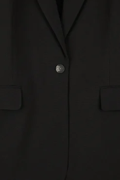 Teddy Smith Veste 1 bouton doublée V-TINA NOIR Fashion