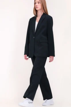 Teddy Smith Veste 1 bouton doublée V-TINA DARK NAVY DARKNAVY Hot