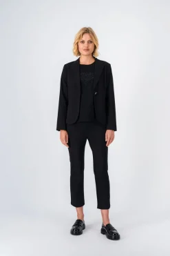 Teddy Smith Veste ajustée MILADY BISTRETCH NOIR Fashion