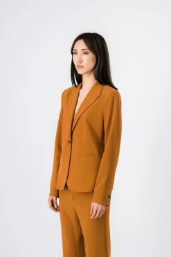 Teddy Smith Veste ajustée MILADY BISTRETCH CAMEL WOOD CAMELWOOD Fashion