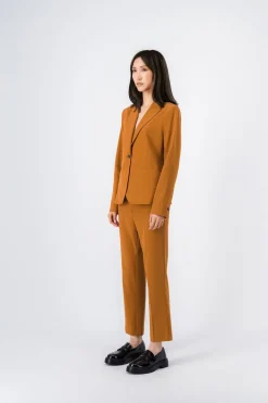 Teddy Smith Veste ajustée MILADY BISTRETCH CAMEL WOOD CAMELWOOD Fashion