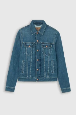 Teddy Smith Veste en denim RANDALL DENIM VINTAGE/INDIGO Hot