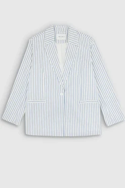 Teddy Smith Veste V-ROSA STRIPE BLANC Shop