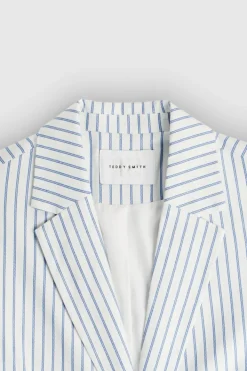 Teddy Smith Veste V-ROSA STRIPE BLANC Shop