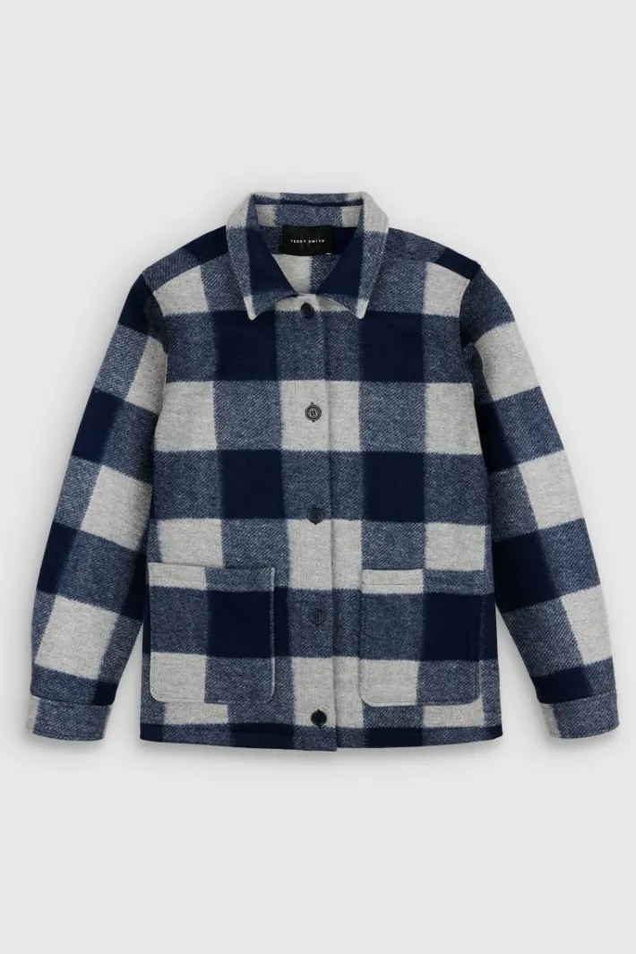Teddy Smith Veste V-SHERLEY TOTAL NAVY Discount